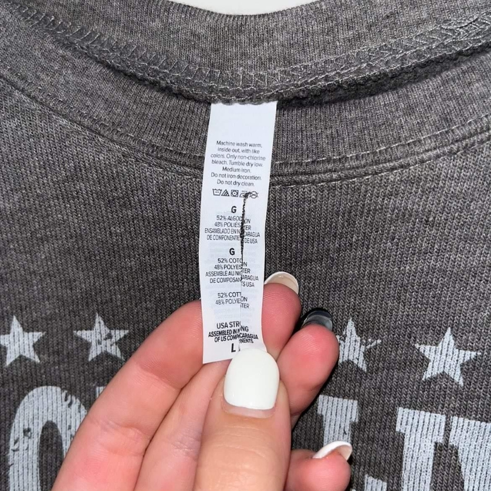 Vintage George Strait Cropped Crewneck